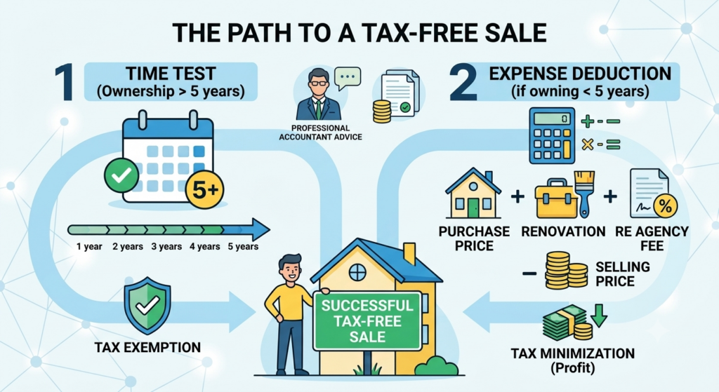the path to a tax-free sale